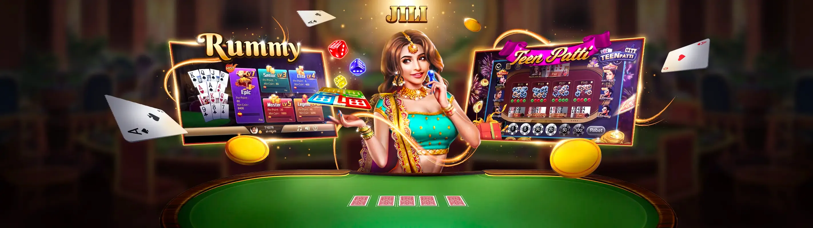 Hình ảnh nền trò chơi casino trực tuyến